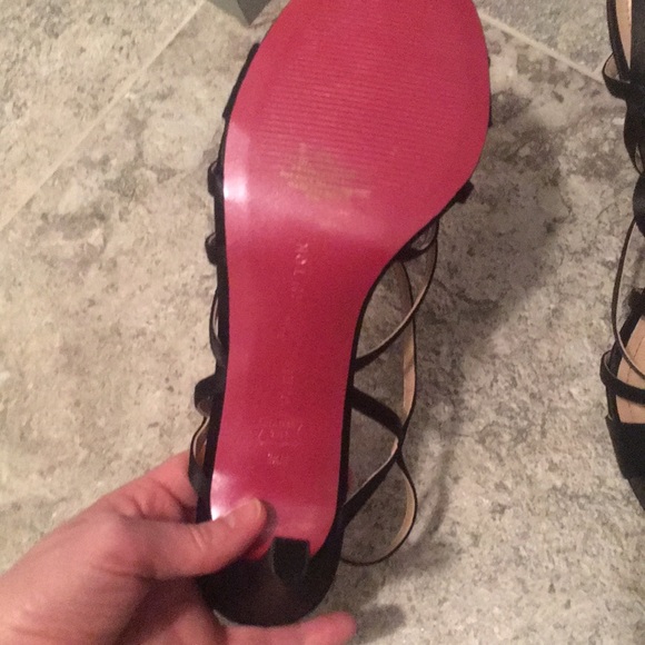 Paris Hilton strappy heels. - Picture 3 of 3